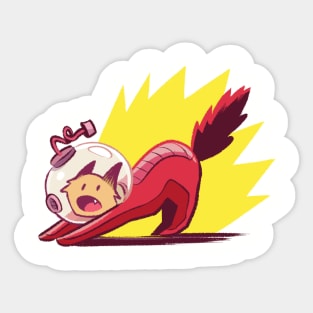 Wild Space Cat Sticker